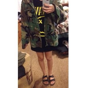 Vintage Camo Army Jacket