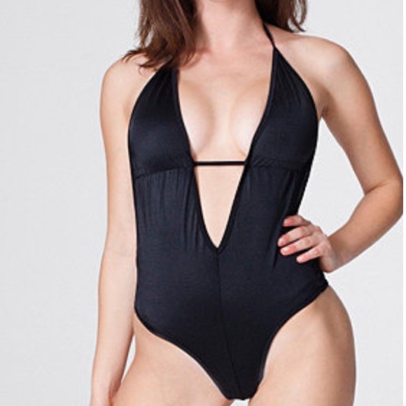 America Apparel One-Piece Swimsuit
