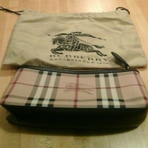 Authentic Burberry cosmetic bag