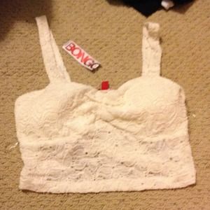 Lace crop top bralette