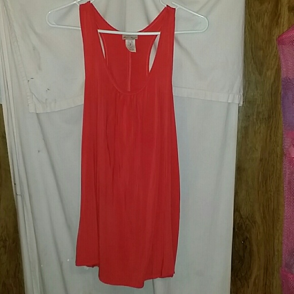 Orange Ruffle Shirt large (;