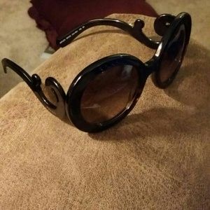 Prada baroque tortoise color sunglasses