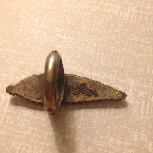 ❌SOLD in bundle❌Lucky Brand boho feather ring - Picture 3 of 4