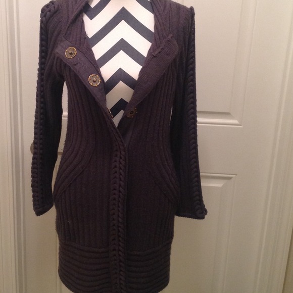 Anthropologie military-inspired sweater