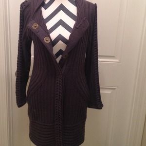 Anthropologie military-inspired sweater