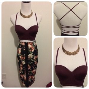32A Mutil way Bra/cropped top/bustier