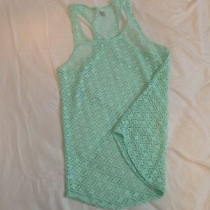 Teal Racer-back Swim Coverup