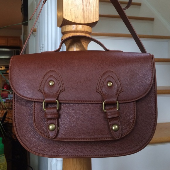 Gorgeous vegan leather satchel