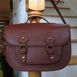 Gorgeous vegan leather satchel