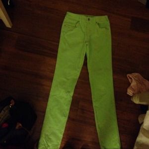 Neon green skinnys!