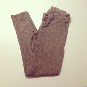 Leopard Print Skinny Jeans