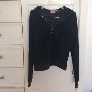 Black juicy velour jacket