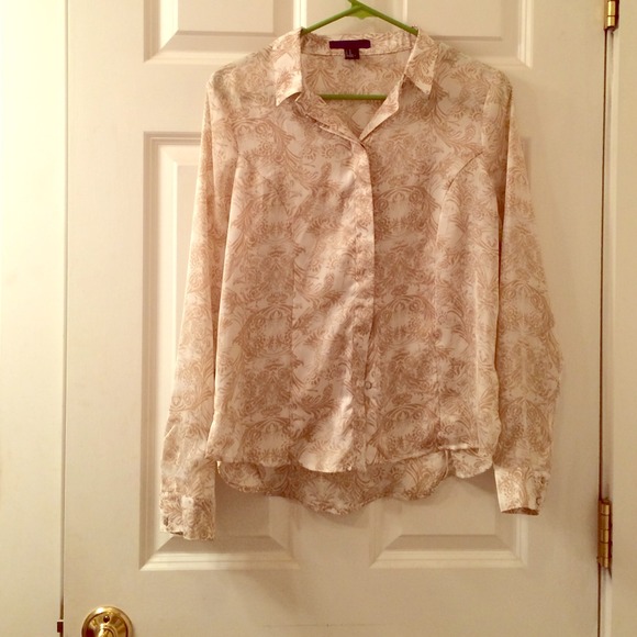 Patterned button down. - Picture 1 of 4