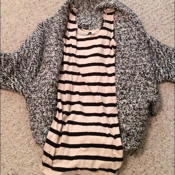 Striped dress.