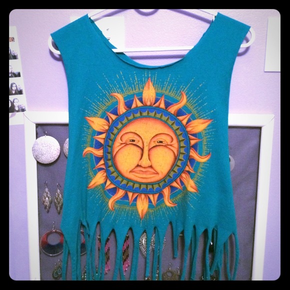 Fringe sun top