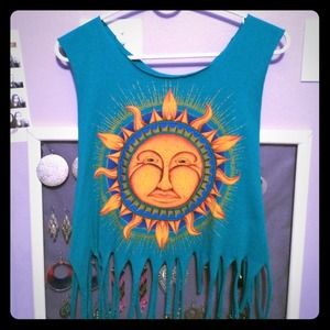 Fringe sun top