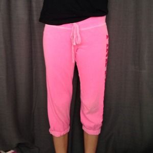 PINK capri sweatpants