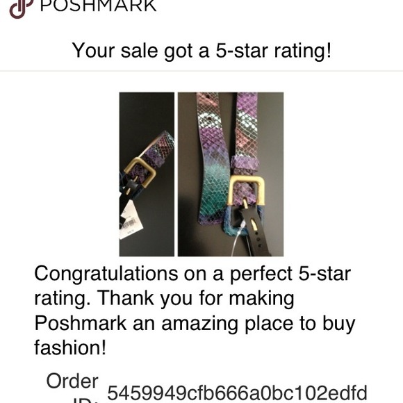 POSHMARK 5⭐⭐⭐⭐⭐ RATINGS - Picture 3 of 4