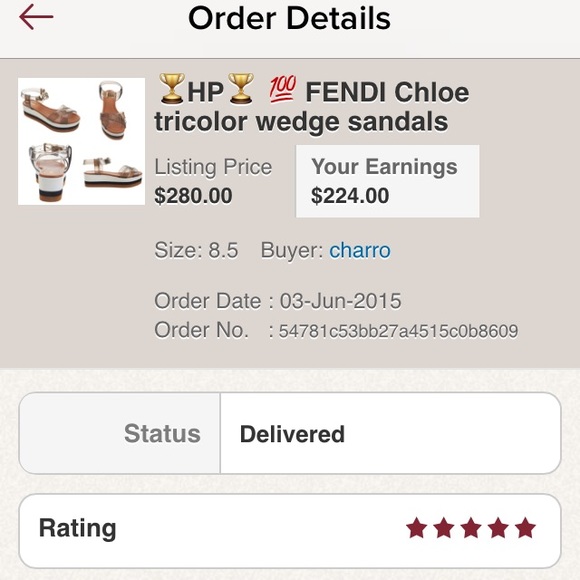 POSHMARK 5⭐⭐⭐⭐⭐ RATINGS - Picture 4 of 4