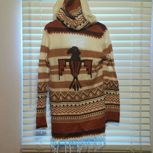 Tribal printed sweater