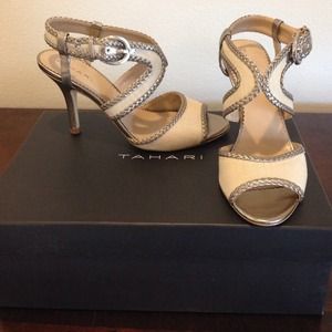 Tahari strappy heels