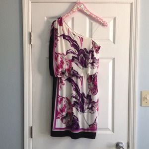 New York & Co One Shoulder dress