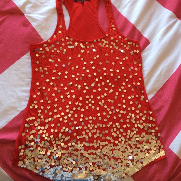 Almost Famous Sequin Tank