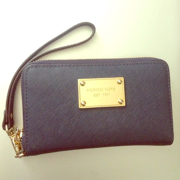 Navy Blue Michael Kors Wallet/Clutch!