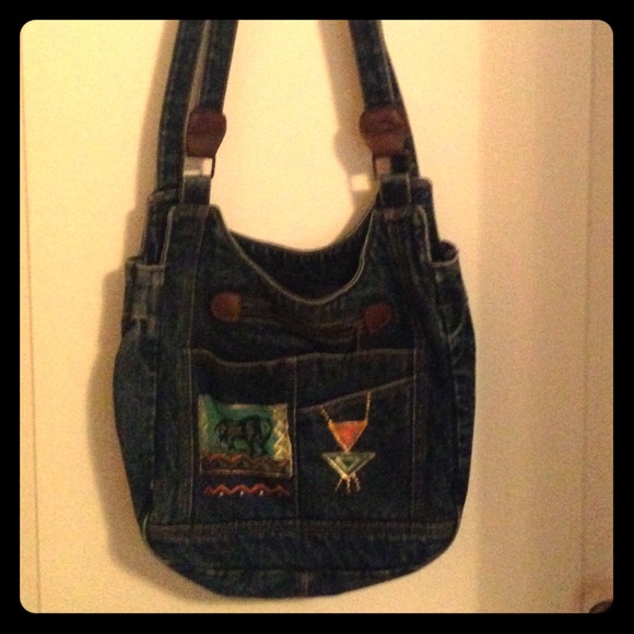 Denim purse