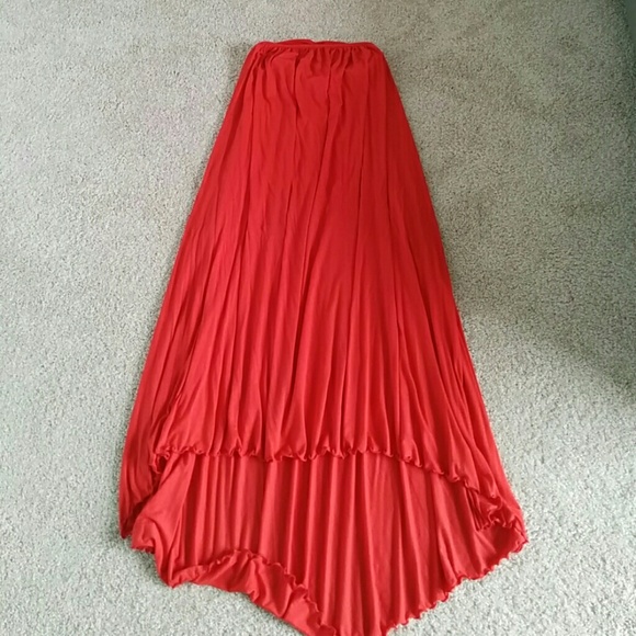 Strapless dress