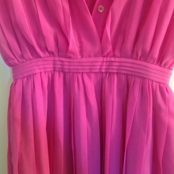 JCrew collection pink pleated dress brand new - Picture 3 of 4