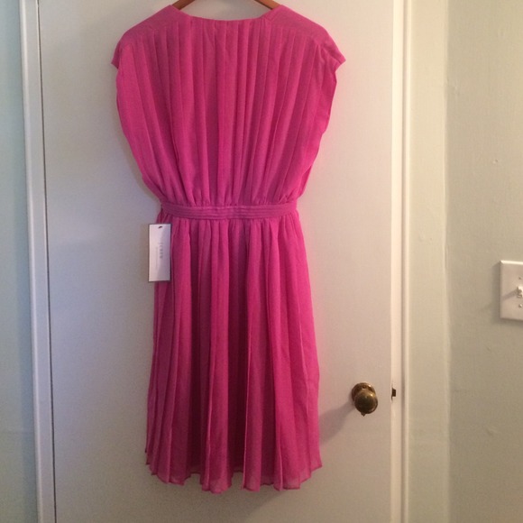 JCrew collection pink pleated dress brand new - Picture 4 of 4