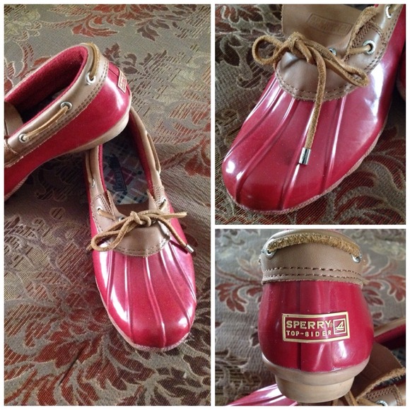 sperry rain shoes