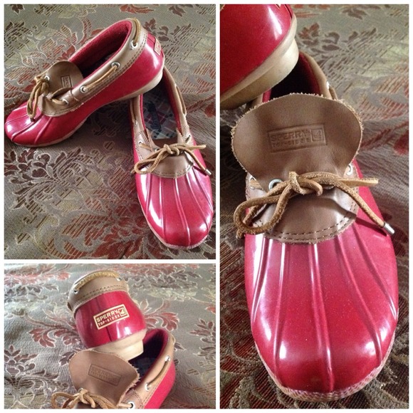 sperry rain shoes