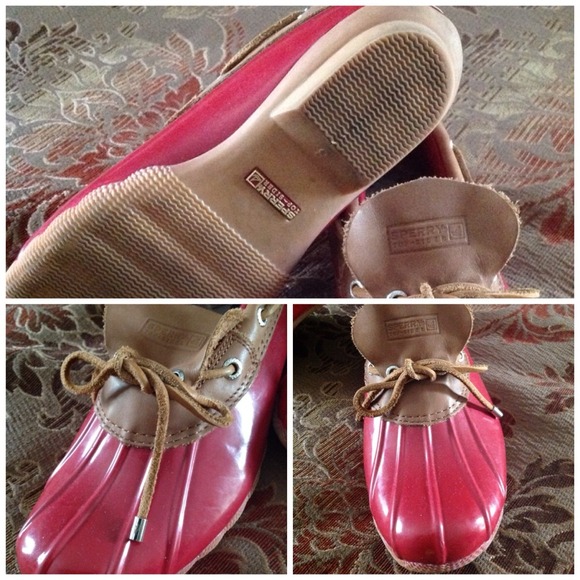 sperry rain shoes