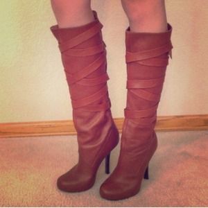 Bebe Leather Boots