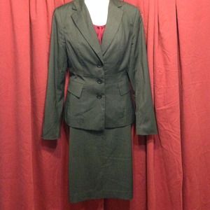 Dark Grey Banana Republic Suit