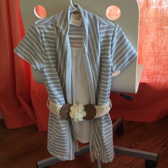Trendy, Tween Tunic with Belt - Girls' Large