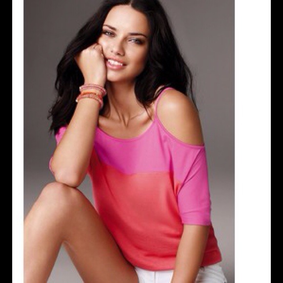 Victoria's Secret Tops - VS Cut Out Tee Shirt and Yellow Dress