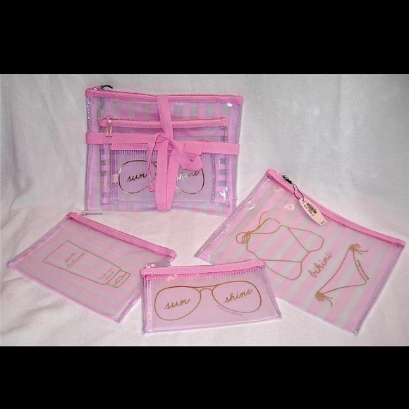 Victoria's Secret 3-piece makeup bag set