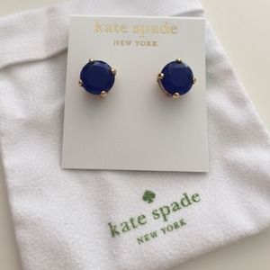 Kate Spade Navy Gumdrop Earrings