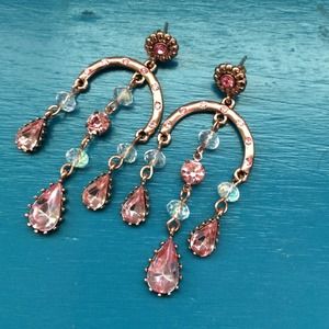 Betsey Johnson chandelier earrings