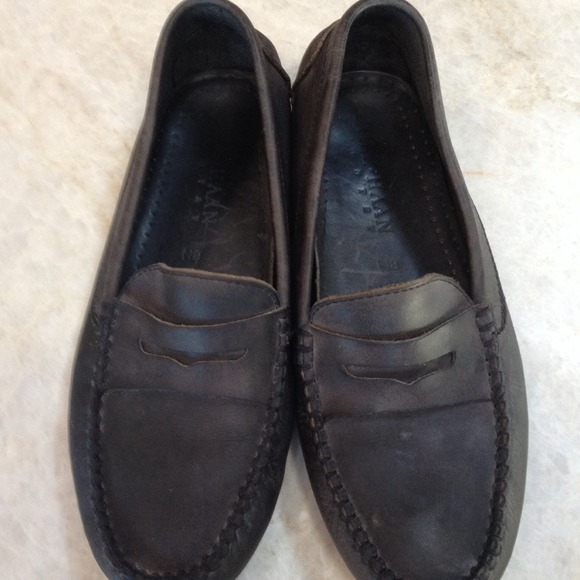 Colehan loafers charcoal leather