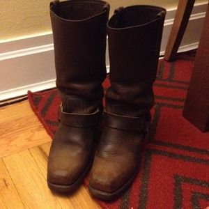 Frye brown harness riding boots