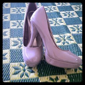 Nude Steve Madden platform pumps