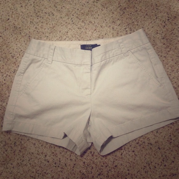 J crew chino shorts size 4