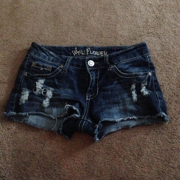 Denim shorts