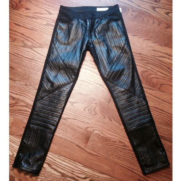 HP🎉🎊 Sass&Bide Promise of Stars Leather Pants 26 - Picture 4 of 10