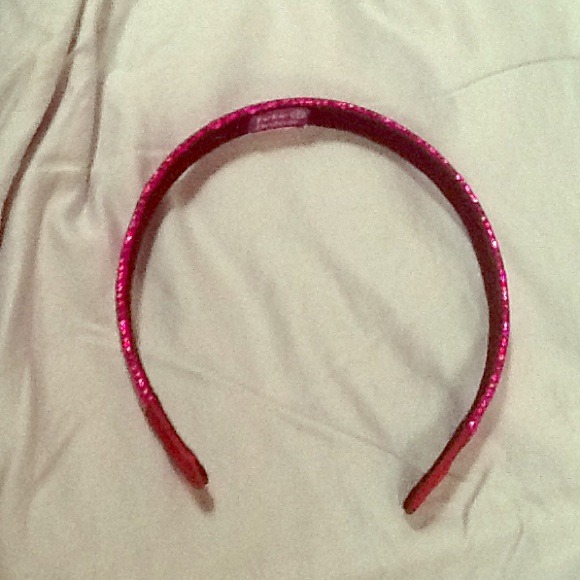 Magenta sequined headband