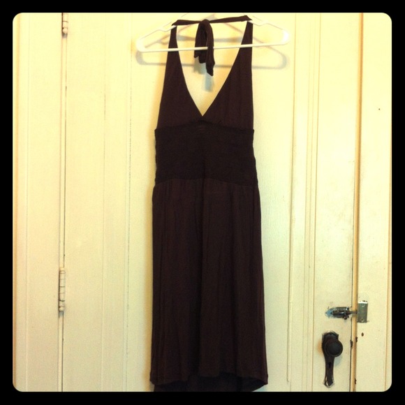 Brown Halter Top Dress